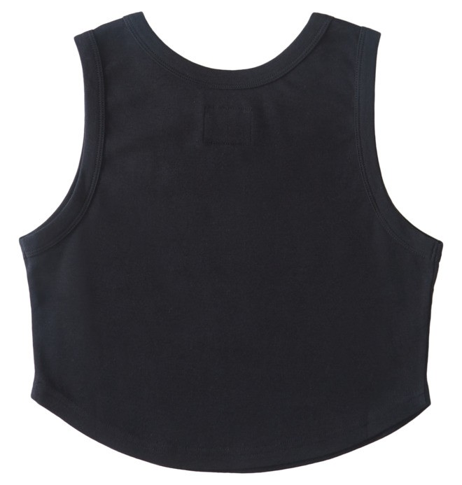 Koszulki Damskie DC Crop Tank Top Czarne | 36814ZSXT