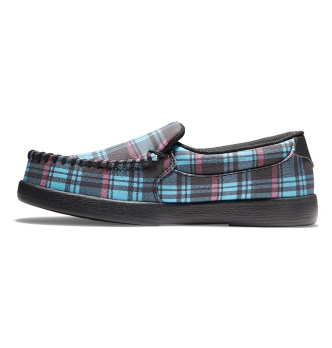 Trampki Damskie DC Villain Slip On Niebieskie | 98407RFXU