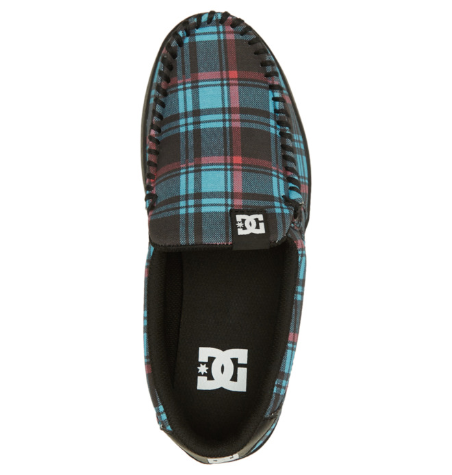 Trampki Damskie DC Villain Slip On Niebieskie | 98407RFXU